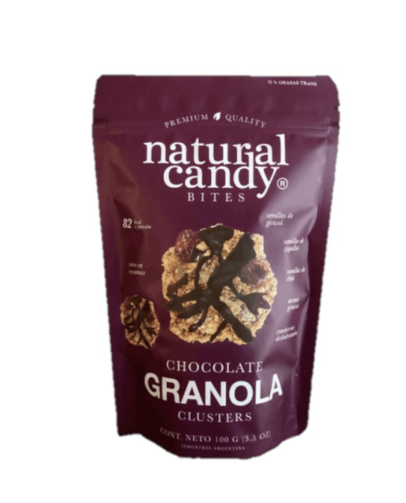 Chocolate granola clusters